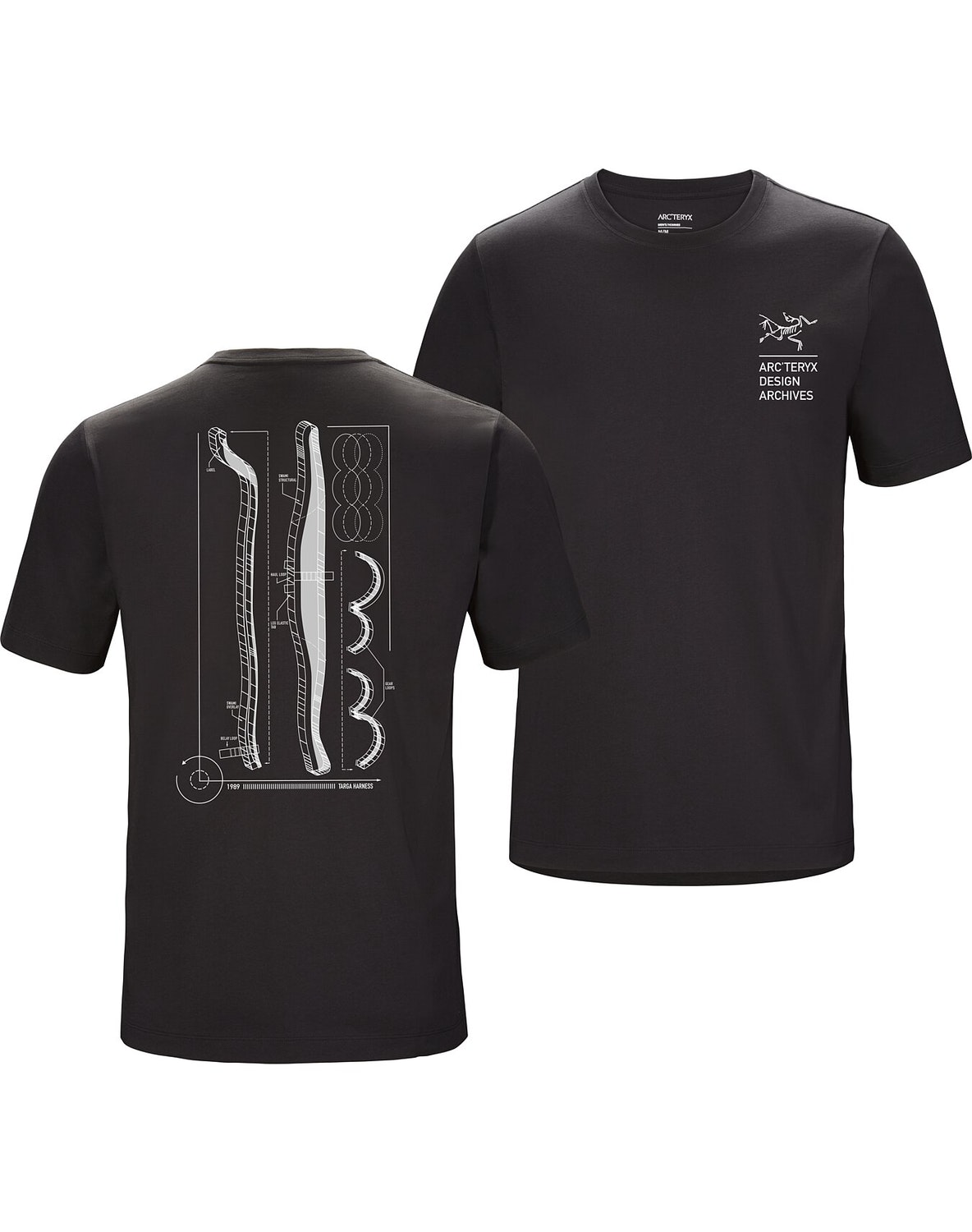 T-shirt Arc'teryx Targa Uomo Nere - IT-937873